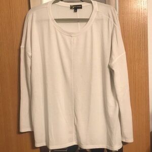 White Serena Williams Signature Statement long sleeve shirt size large